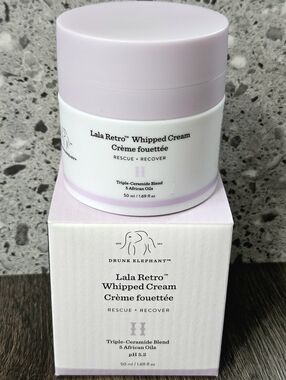 Drunk Elephant Lala Retro Whipped Cream Moisturizer Nourishing Refillable NEW